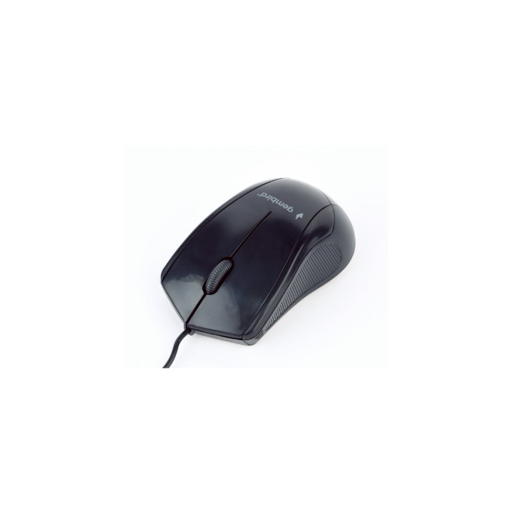 Raton gembird usb tipo A optico 1000dpi ambidextro negro MUS-3B-02