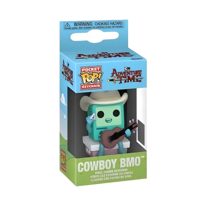 Llavero Pocket POP Adventure Time Cowboy BMO with guitar
