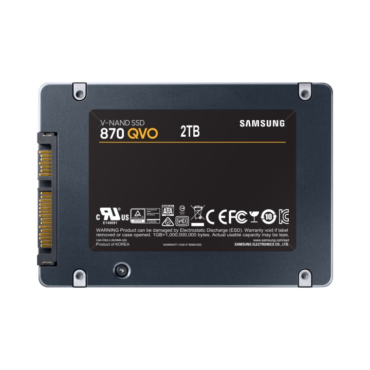 Disco ssd samsung 870 qvo 2tb sata 3 gris MZ-77Q2T0BW