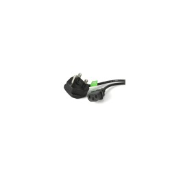 StarTech.com PXT101UK3M Cable de Alimentación Corriente de 3m para Ordenador C13 a Enchufe Británico Clavija Inglesa - BS 1363