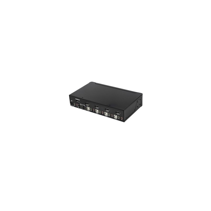 StarTech.com Switch KVM de 4 Puertos DisplayPort con Resolución de 4K a 60Hz - Negro