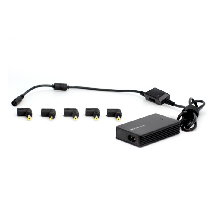 Cargador adaptador de corriente phoenix universal automatico 40w para portatiles y netbooks con puerto usb negro PHCHARGER40+