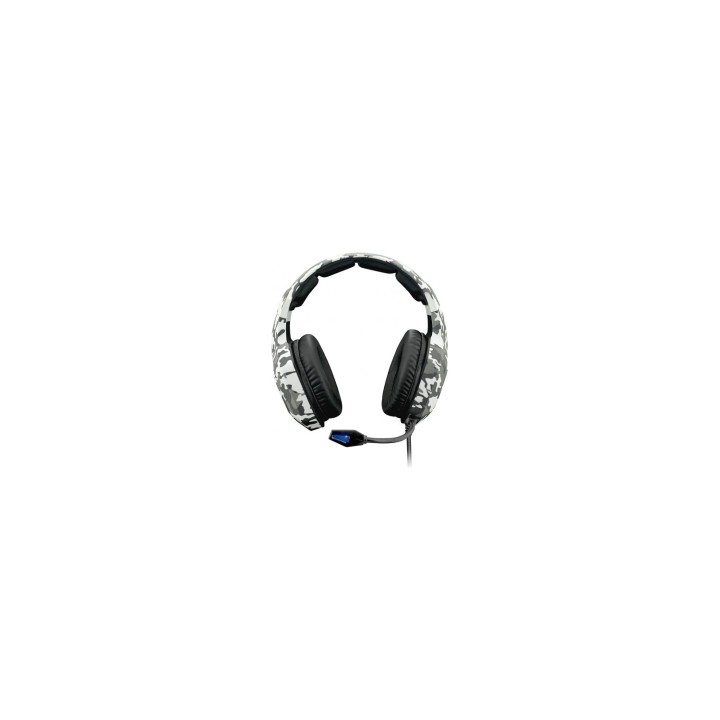 Auriculares gaming con microfono spirit of gamer elite-h50 camuflaje artico MIC-EH50WT