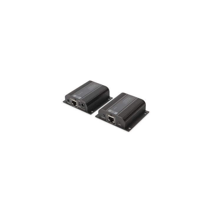Digitus DS-55100-1 extensor audio/video Transmisor y receptor de señales AV Negro