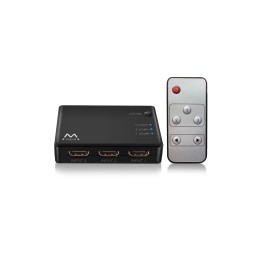 Ewent EW3730 Interruptor de video HDMI negro
