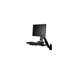 StarTech.com Estación de Trabajo de Pie y Sentado para Montaje en Pared - Para Un Monitor de hasta 24 Pulgadas - Escritorio