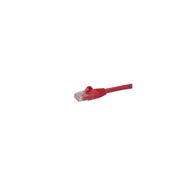 StarTech.com Cable de Red de 0,5m Rojo Cat6 UTP Ethernet Gigabit RJ45 sin Enganches - N6PATC50CMRD