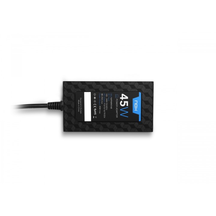 Cargador portatil nox universal 45w negro NXPWR45NB