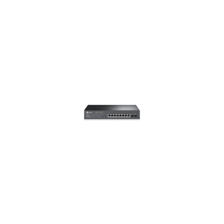 Switch smart tp-link 10 puertos gigabit jetstream poe total 150w qos l2 l3 l4 negro TL-SG2210MP
