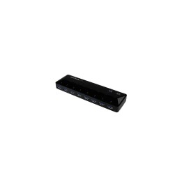 StarTech.com Hub Concentrador USB 3.0 de 10 Puertos - Ladrón con Puertos de Carga y Sincronización - Hub con 2 Puertos de 1.5A