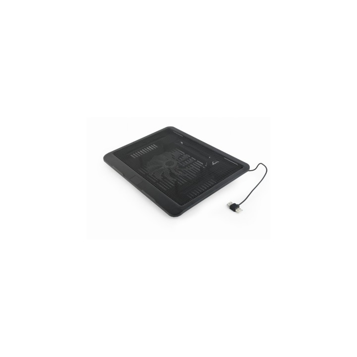 Soporte refrigerante gembird para portatiles 15p negro NBS-1F15-04