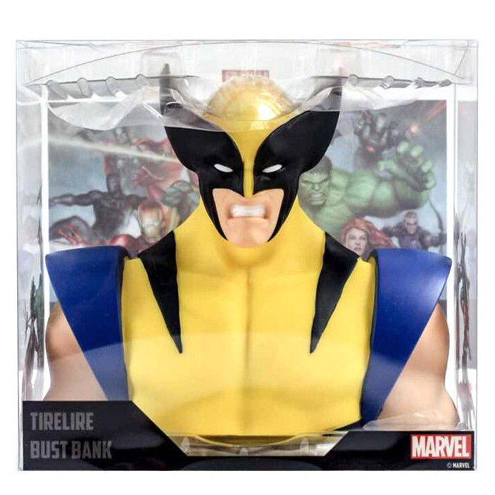 Busto hucha Lobezno X-Men Marvel 20cm