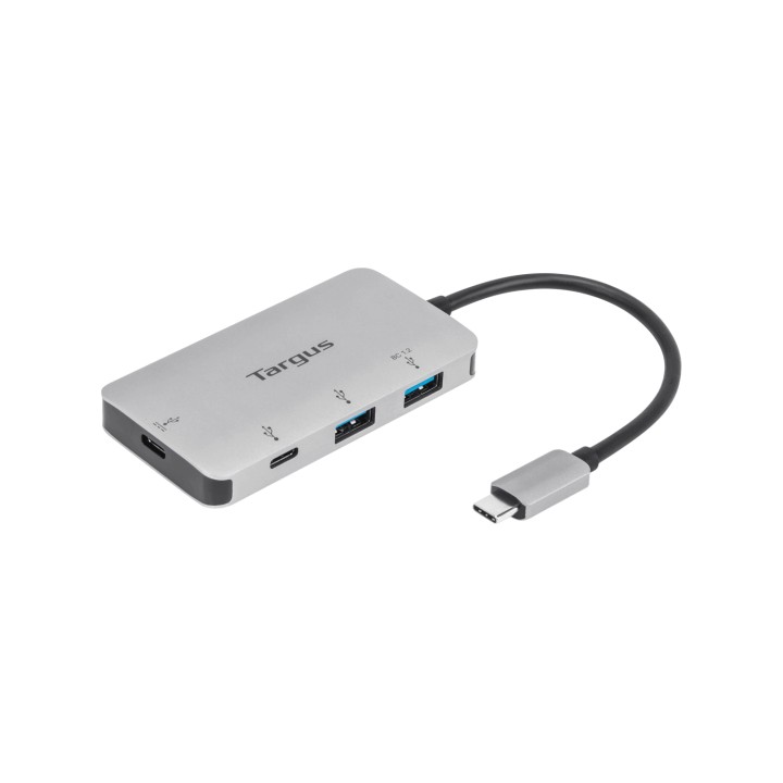Hub targus interfaz Usb-C a 2puertos Usb-A 2puertos Usb-C Plata ACH228EU
