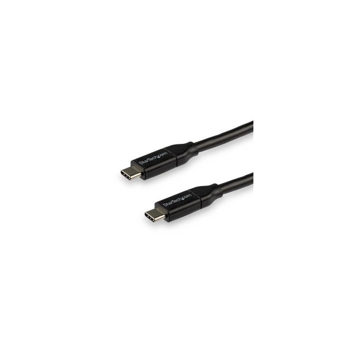 StarTech.com Cable de 3m USB-C a USB-C Macho a Macho con capacidad para Entrega de Alimentación de 5A - Cable de Carga USBC -
