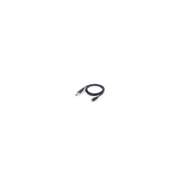 Cable gembird usb tipo-a macho a micro usb-b lightning macho 1m negro CC-USB2-AMLM-1M