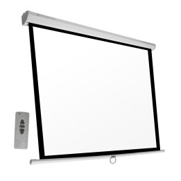 Pantalla electrica videoproyector phoenix techo y pared 112p 2mx2m posicion ajustable carcasa blanca tela super resistente