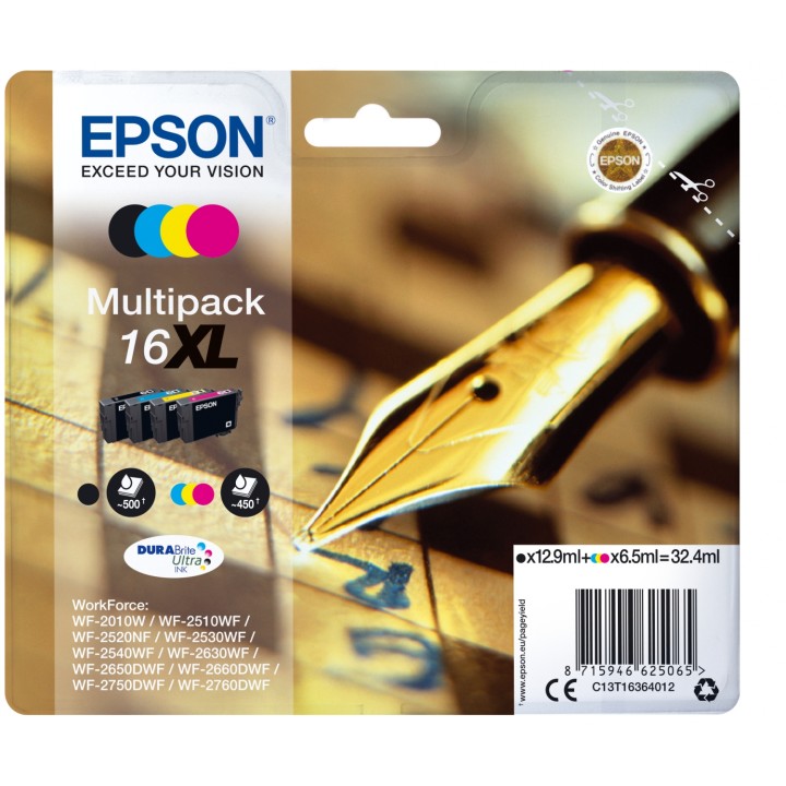 Cartucho Epson Pen and crossword 16XL Multipack C13T16364022