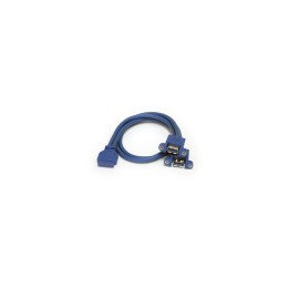 StarTech.com Cable Extensor 50cm 2 Puertos USB 3.0 para Montaje en Panel conexión a Placa Base - azul