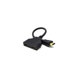 Cable gembird hdmi tipo A Estandar macho a 2 x hdmi tipo A Standard hembra Negro DSP-2PH4-04