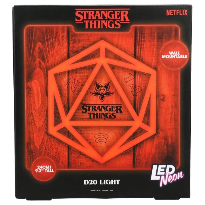 Luz led neon pared Stranger Things 5