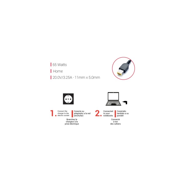 Approx appA11 65W cargador portatil for Lenovo