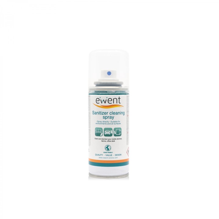 Ewent Spray desinfectante para superficies universal limpieza de equipos EW5675