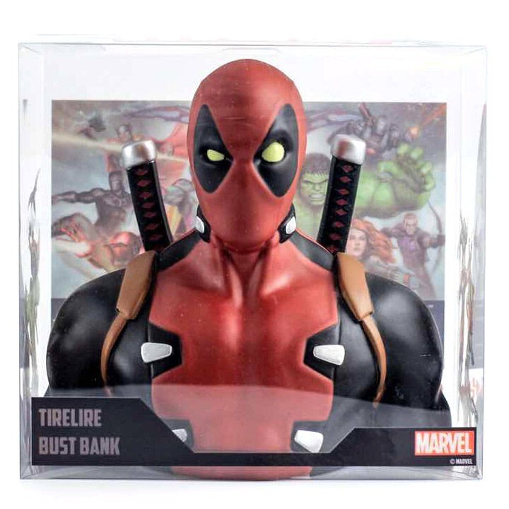 Busto hucha Deadpool Marvel 20cm