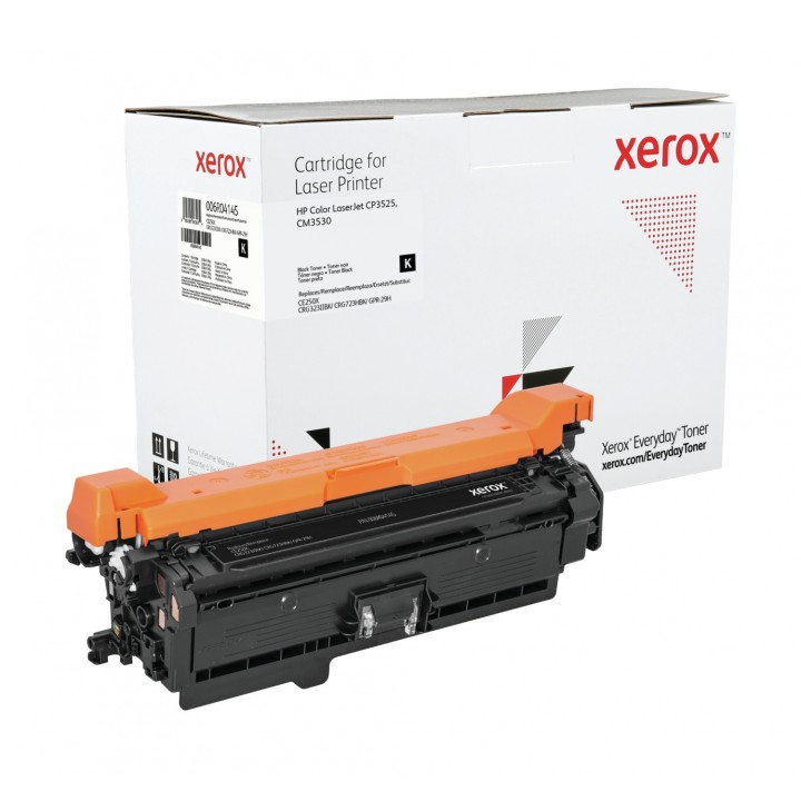 Toner xerox negro everyday compatible con hp CE250X equivalente de 10500 paginas 006R04145