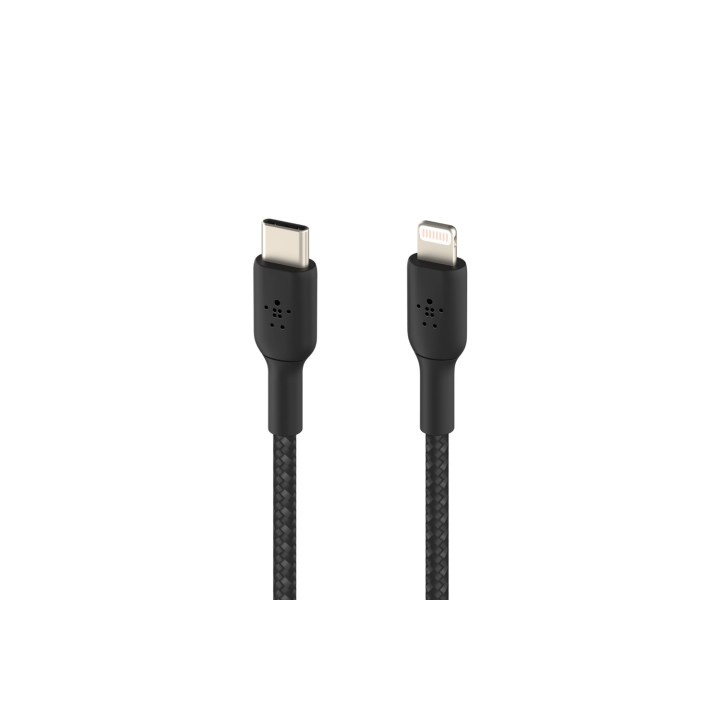 Cable Belkin de conector Lightning macho/USB C macho 1 m Negro