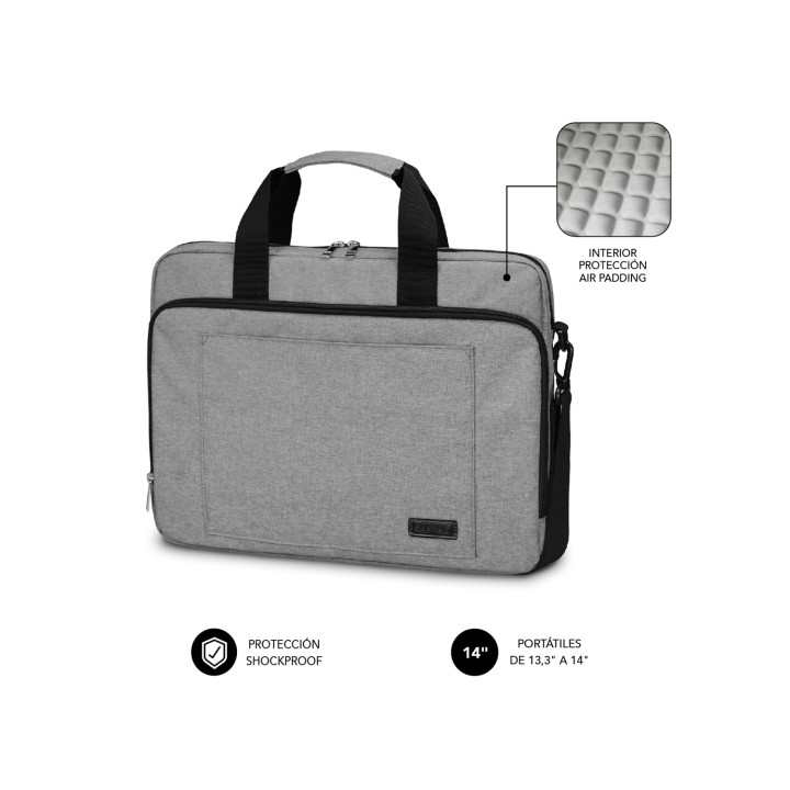 Maletin SUBBLIM MaletÍ­n Ordenador Air Padding Laptop bag 13,3-14 SUB-LB-4APLB01