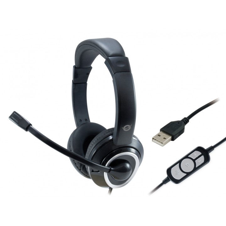 Auriculares generico conceptronic diadema negro 120838507