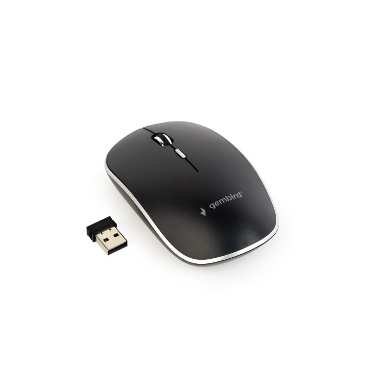 Gembird MUSW-4B-01 ratón Ambidextro RF inalámbrico Í“ptico 1600 DPI