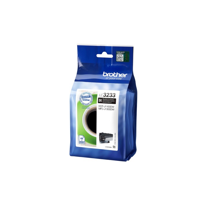 Brother LC-3233BK cartucho de tinta 1 pieza Original Rendimiento estándar Negro