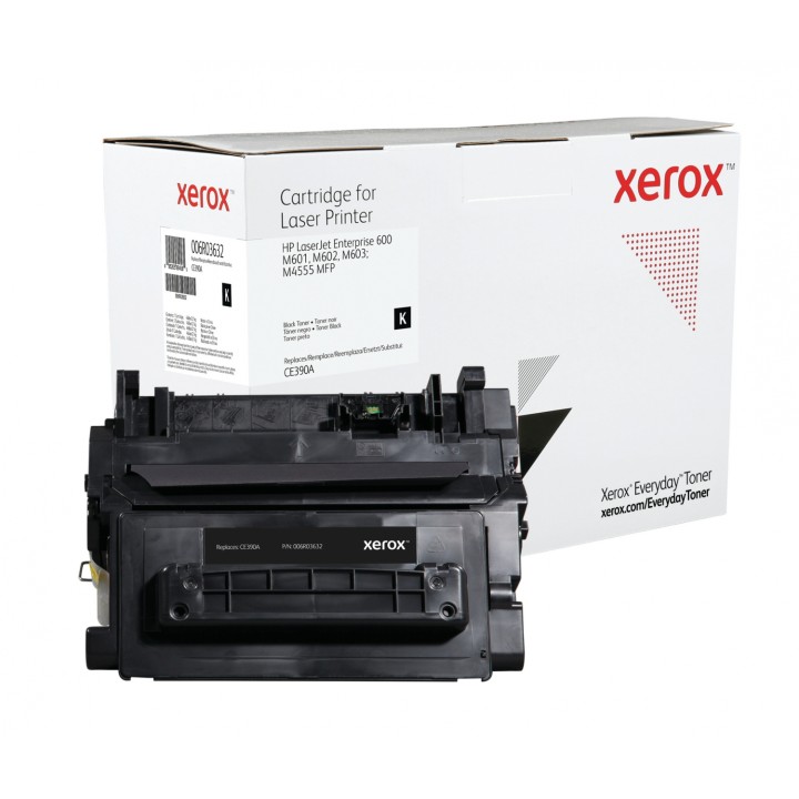 Toner xerox negro everyday compatible hp CE390A 10000 paginas 006R03632