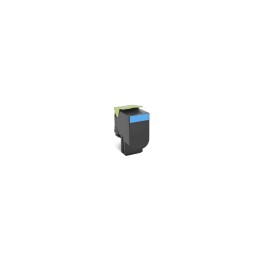 Lexmark 702C R toner 1 pieza Original Cian