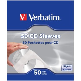 Verbatim Fundas de CD, paq 50