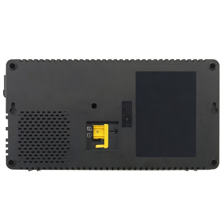 APC sistema de alimentación ininterrumpida (UPS) LÍ­nea interactiva 650 VA, 375 W, 4 salidas AC Negro