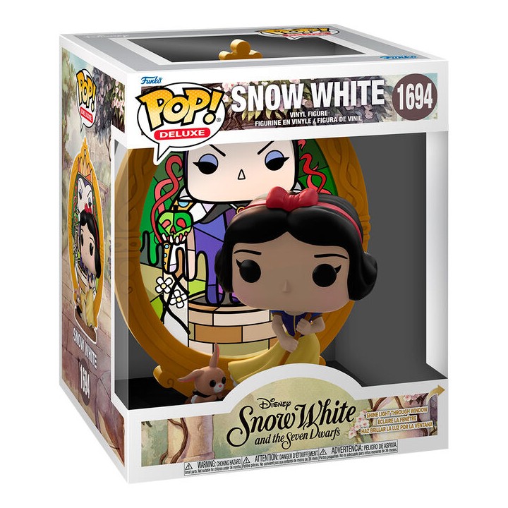 Figura POP Deluxe Disney Snow White Blancanieves Evil Queen Stained Glass