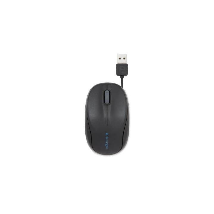 Raton kensington retractil pro fit usb tipo-a optico negro K72339EU