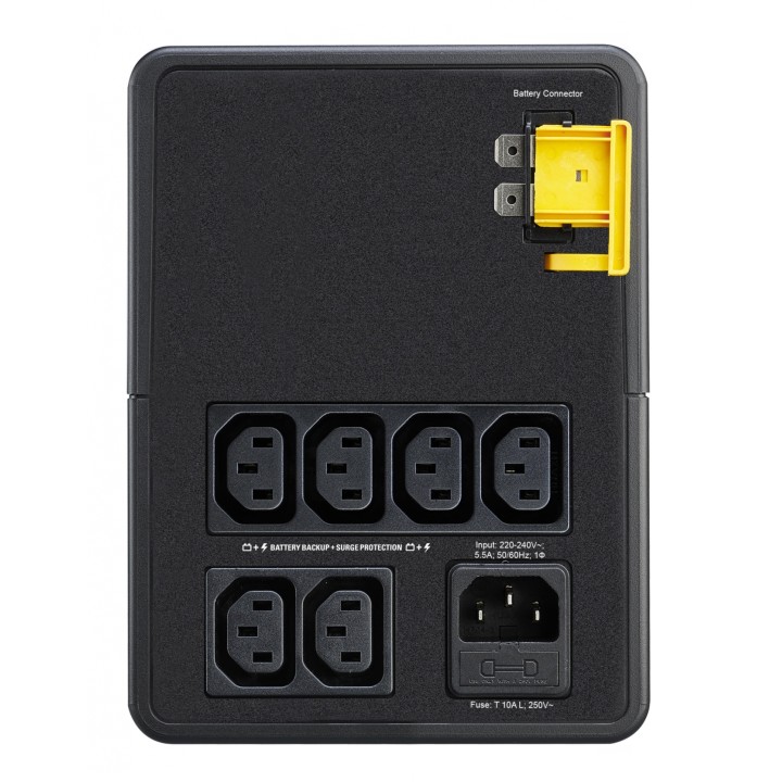 APC Easy UPS LÍ­nea interactiva 1200 VA, 650 W, 6 salidas AC Negro