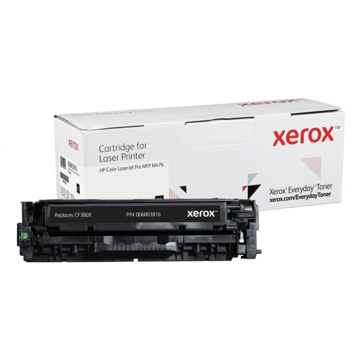 Toner xerox negro everyday compatible con hp CF380X equivalente de 4400 paginas 006R03816