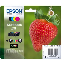 Cartucho Epson Strawberry Multipack 4-colours 29 Claria Home Ink C13T29864022