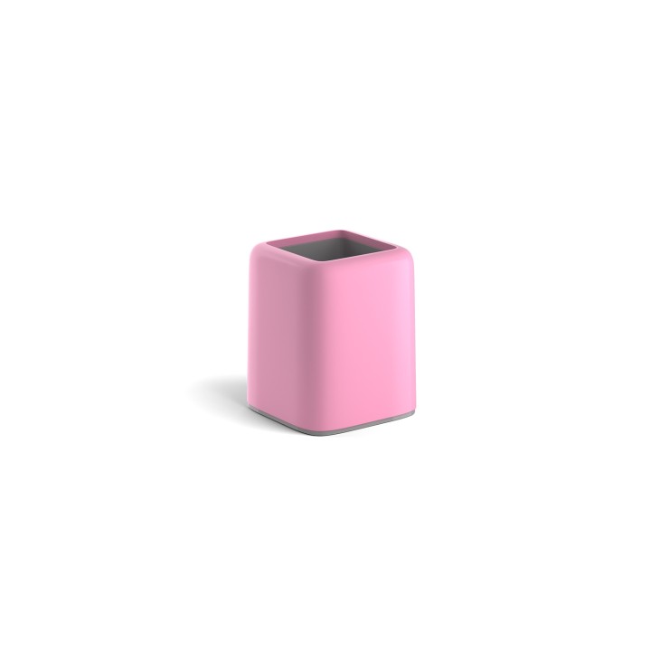 ErichKrause Forte porta lápices Plástico Gris, Rosa