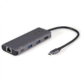 StarTech.com Adaptador Multipuertos USB C - Mini Docking Station USB Tipo C con HDMI de 4K 30Hz - con PD de 100W - con Hub