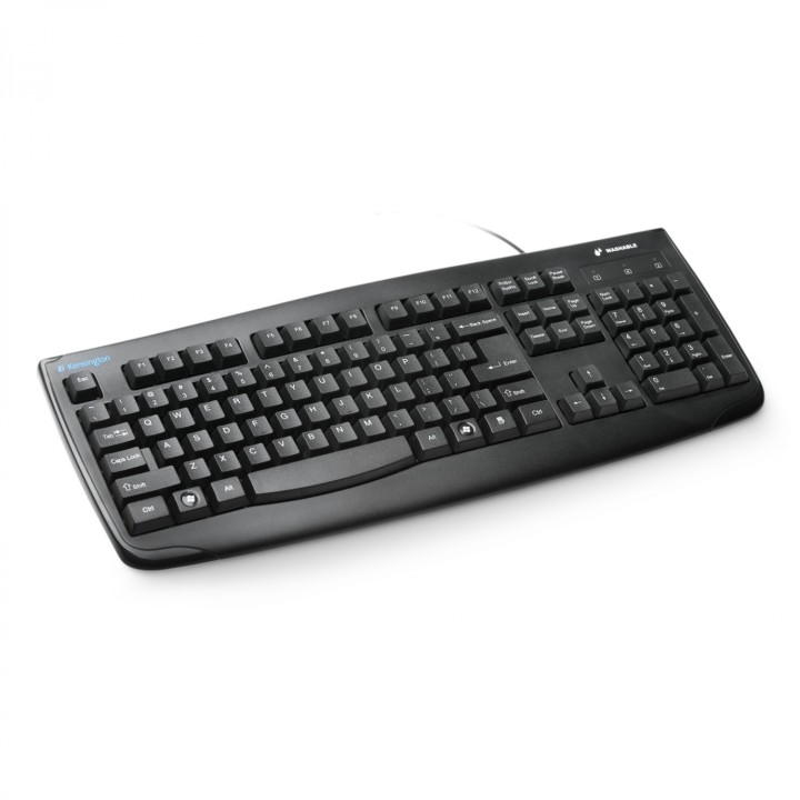 Kensington Teclado USB lavable Pro Fit negro