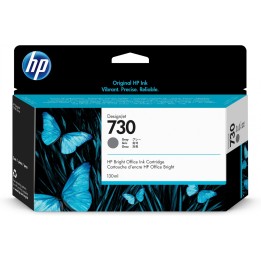 Cartucho HP 730 Original Rendimiento estándar Gris P2V66A