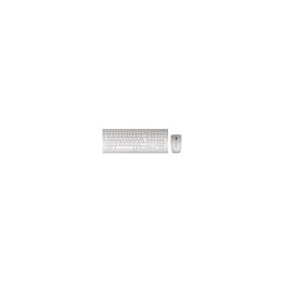 CHERRY DW 8000 teclado RF inalámbrico QWERTZ Alemán Plata, Blanco