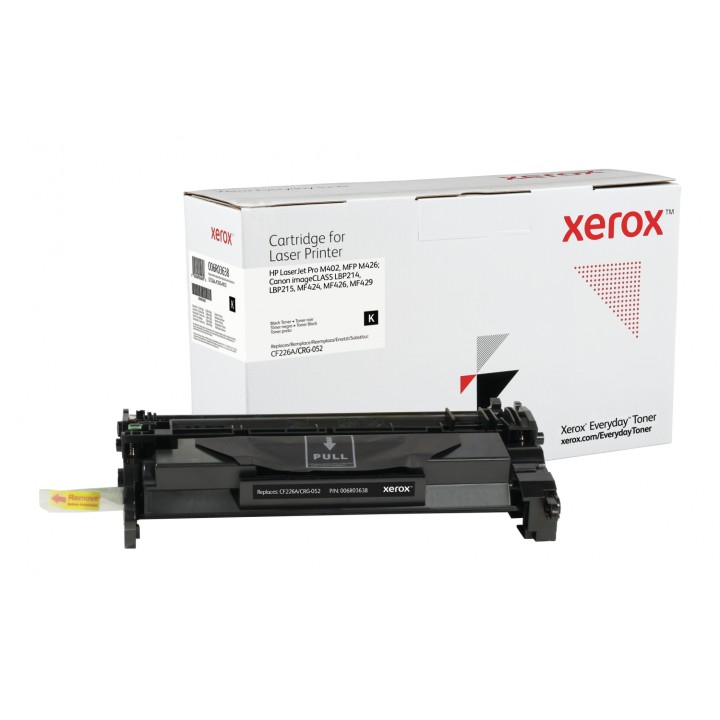 Toner xerox negro everyday compatible hp CF226A CRG-052 3100 paginas 006R03638