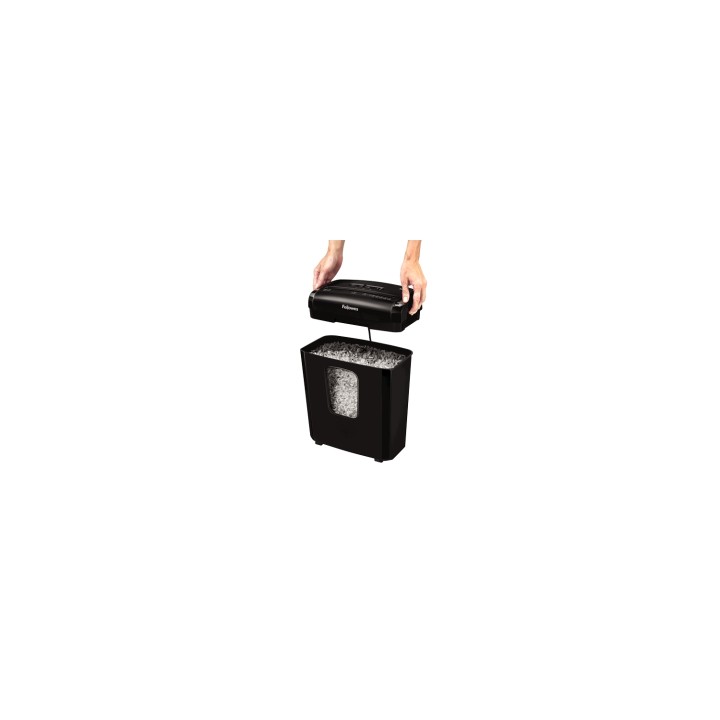 Dstructora fellowes powershred 6M 13L triturador de papel microcorte negro 4631101