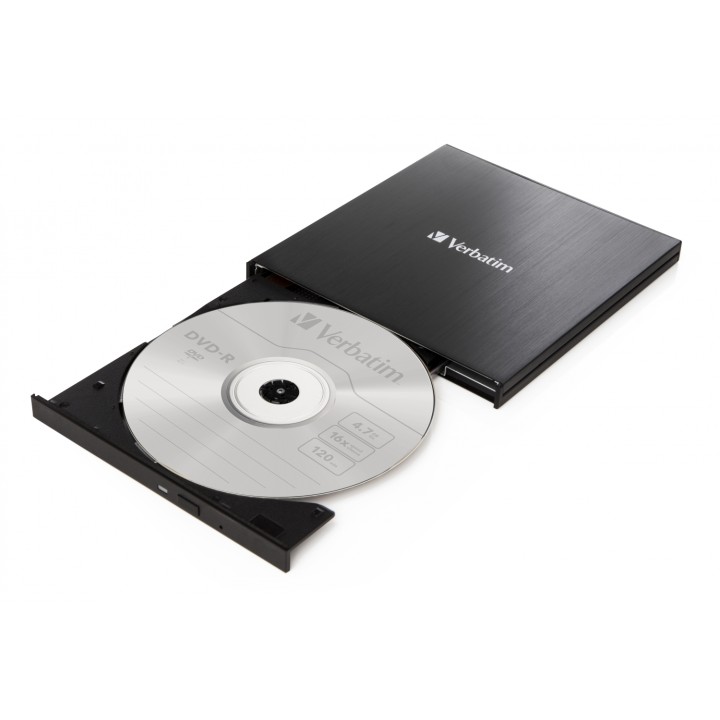 Unidad de disco optico Verbatim 43886 unidad de disco óptico DVDÂ±RW Negro 43886
